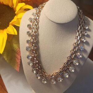 Elegant Gold and Silver Necklace